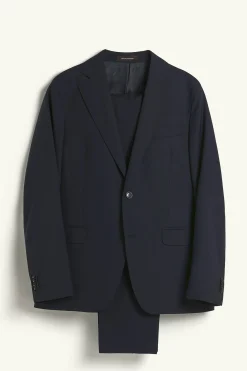 Slim Fit Microstructure Suit