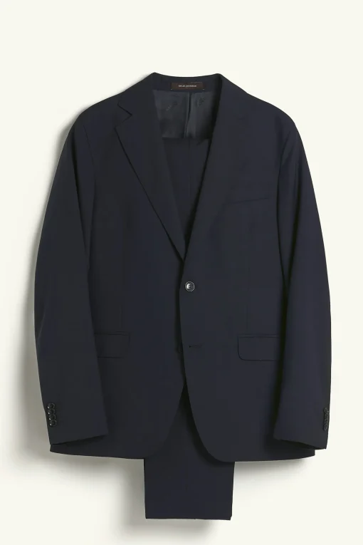 Slim Fit Microstructure Suit