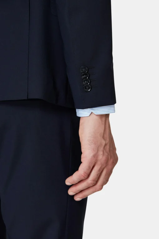 Slim Fit Microstructure Suit