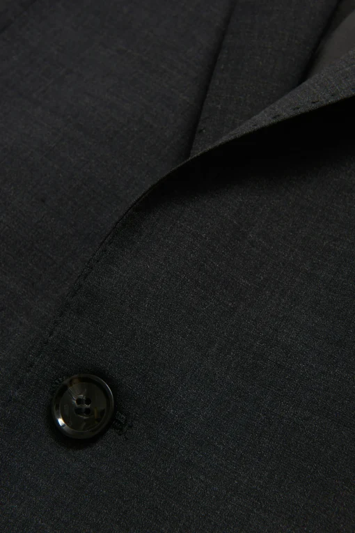Slim Fit Microstructure Suit