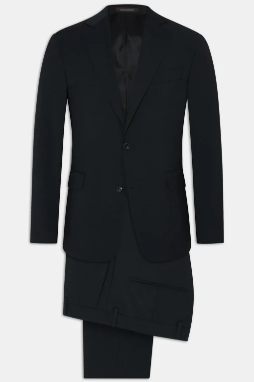 Slim Fit Microstructure Suit