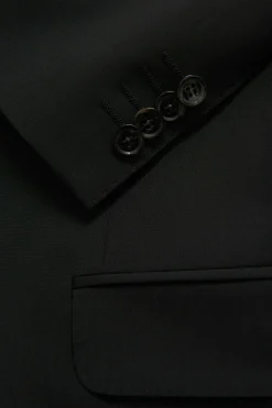 Slim Fit Microstructure Suit
