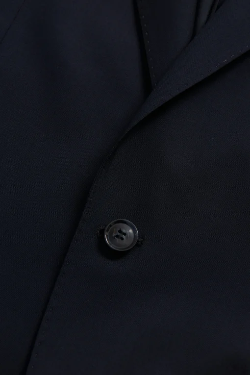 Slim Fit Microstructure Suit