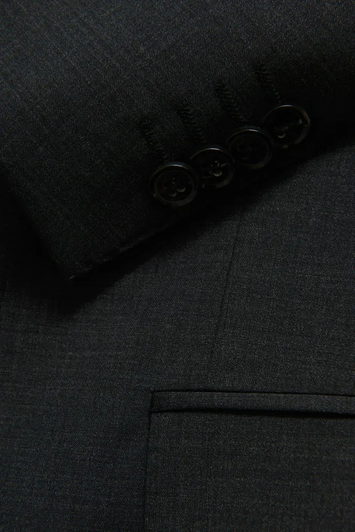 Slim Fit Microstructure Suit