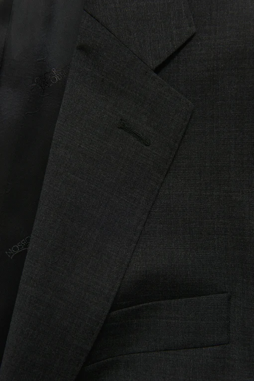 Slim Fit Microstructure Suit