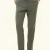 Slim Fit Microstructure Trousers