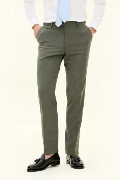 Slim Fit Microstructure Trousers