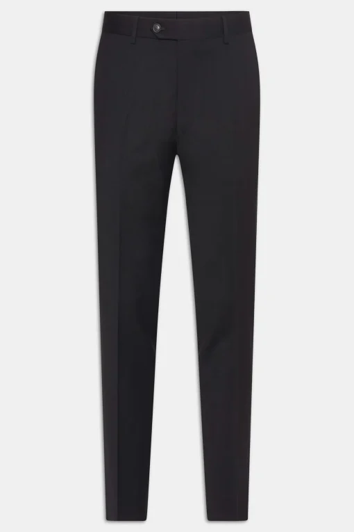Slim Fit Microstructure Trousers
