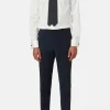 Slim Fit Microstructure Trousers
