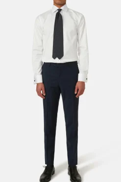 Slim Fit Microstructure Trousers