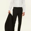 Slim Fit Microstructure Trousers