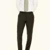 Slim Fit Microstructure Trousers