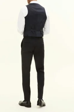 Slim Fit Microstructure Trousers