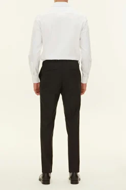 Slim Fit Microstructure Trousers