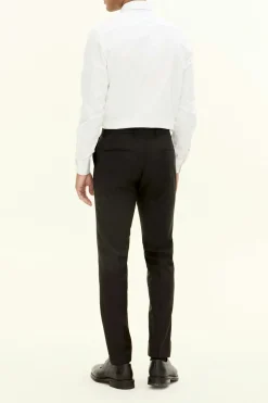 Slim Fit Microstructure Trousers