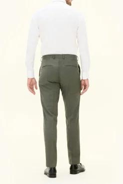 Slim Fit Microstructure Trousers