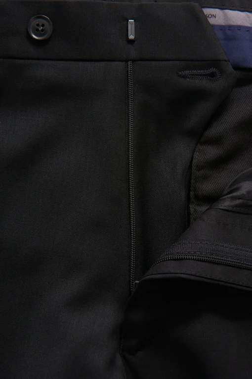 Slim Fit Microstructure Trousers