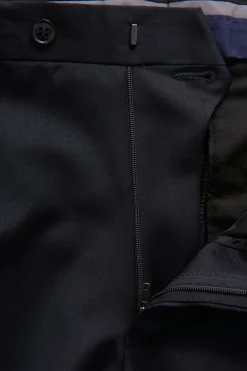 Slim Fit Microstructure Trousers