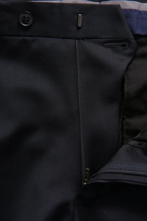 Slim Fit Microstructure Trousers