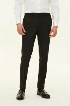 Slim Fit Microstructure Trousers