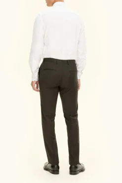 Slim Fit Microstructure Trousers