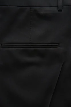 Slim Fit Microstructure Trousers