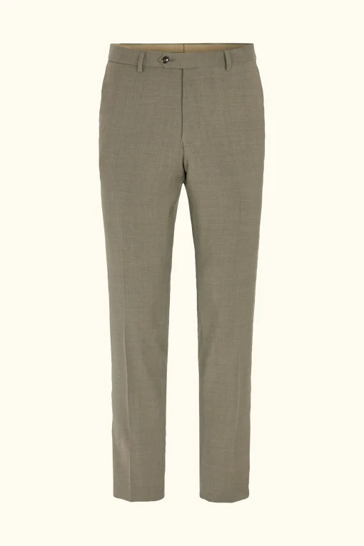 Slim Fit Microstructure Trousers