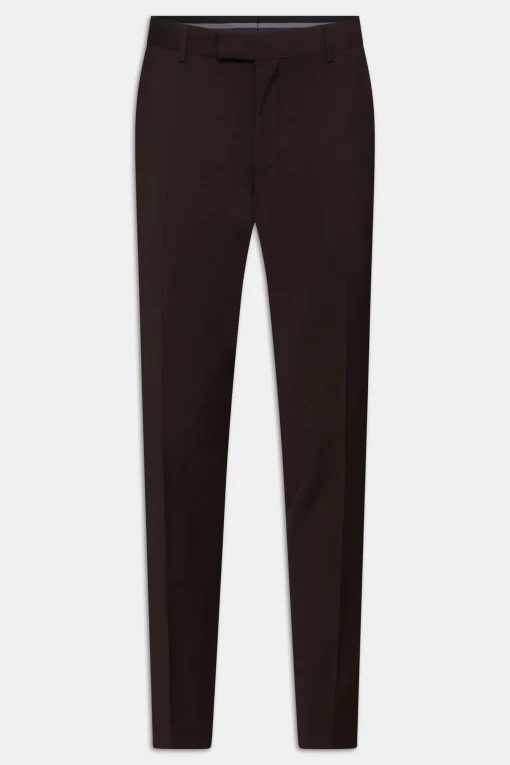 Slim Fit Microstructure Trousers