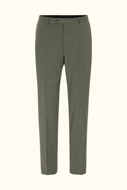 Slim Fit Microstructure Trousers