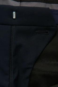 Slim Fit Microstructure Trousers