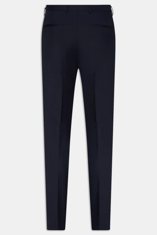 Slim Fit Microstructure Trousers