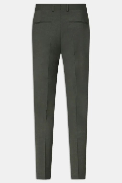 Slim Fit Microstructure Trousers