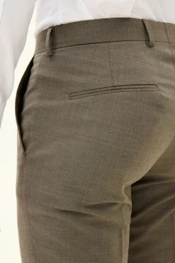 Slim Fit Microstructure Trousers