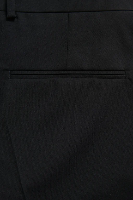 Slim Fit Microstructure Trousers