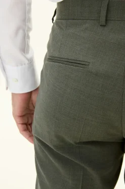 Slim Fit Microstructure Trousers