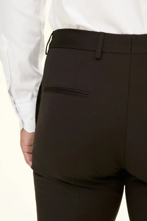 Slim Fit Microstructure Trousers