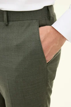 Slim Fit Microstructure Trousers