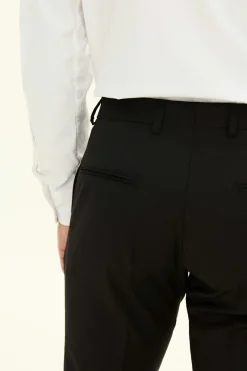 Slim Fit Microstructure Trousers