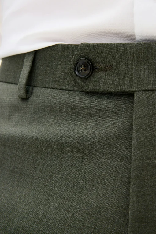 Slim Fit Microstructure Trousers