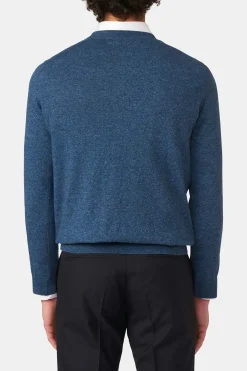 Slim Fit Roundneck Melange Sweater