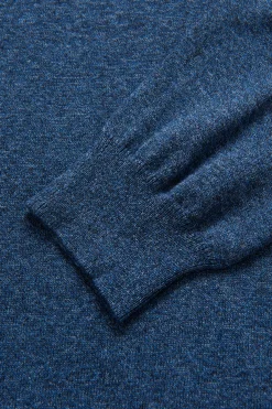 Slim Fit Roundneck Melange Sweater