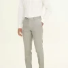 Slim Fit Sharkskin Trousers