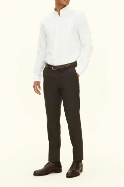 Slim Fit Sharkskin Trousers
