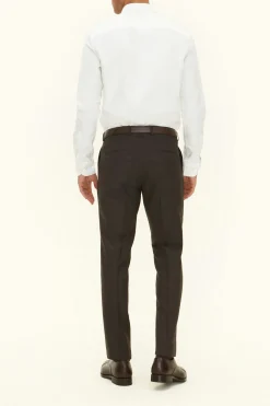 Slim Fit Sharkskin Trousers