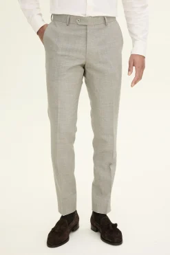 Slim Fit Sharkskin Trousers