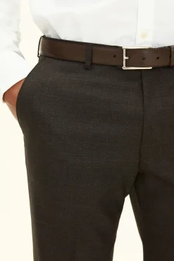 Slim Fit Sharkskin Trousers