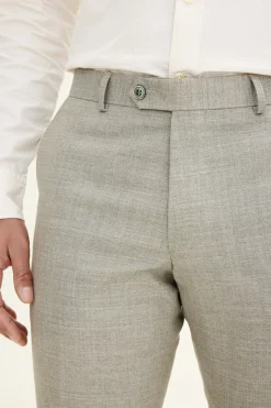 Slim Fit Sharkskin Trousers