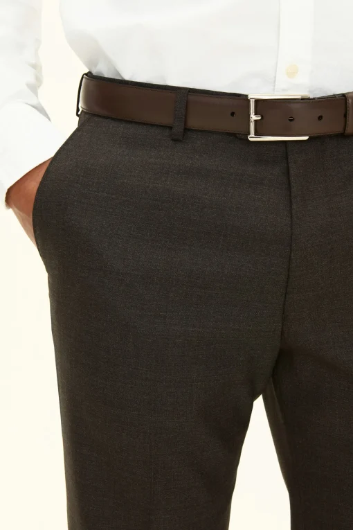 Slim Fit Sharkskin Trousers