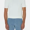 Slim Fit Structured Knit Poloshirt