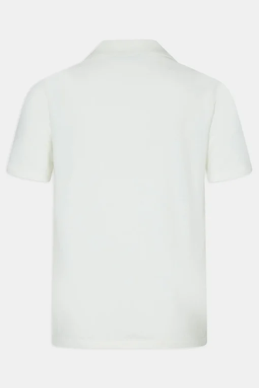 Slim Fit Structured Knit Poloshirt
